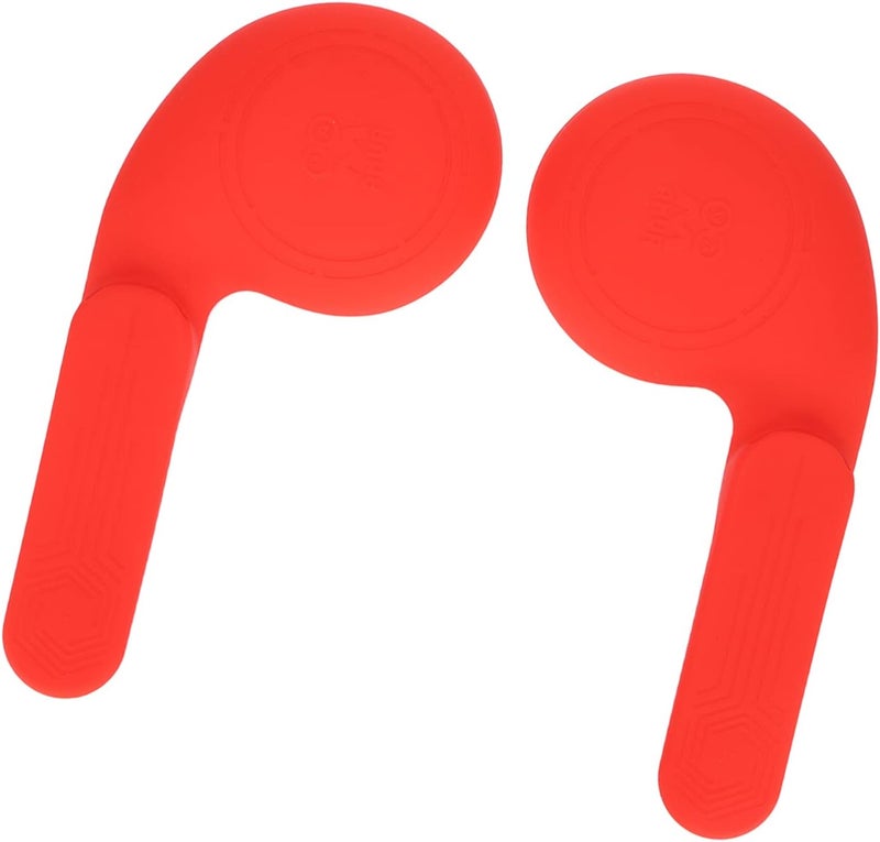 woobles Replacement VR Silicone Earmuffs, Durable Silicone Earmuffs for Quest 2(red) - Image 4